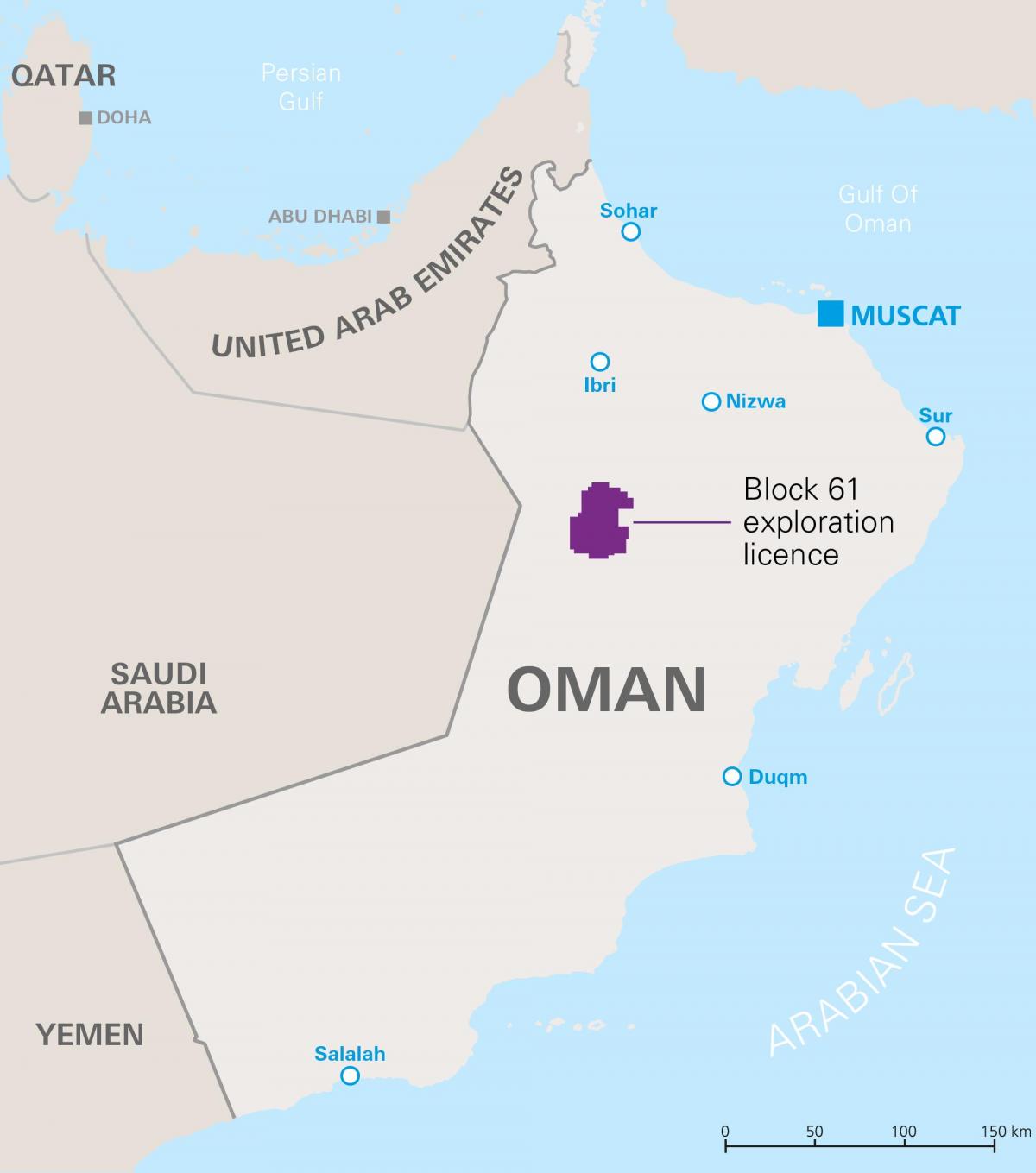 kaart van khazzan Oman